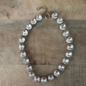 J Crew Dot Crystal Necklace
